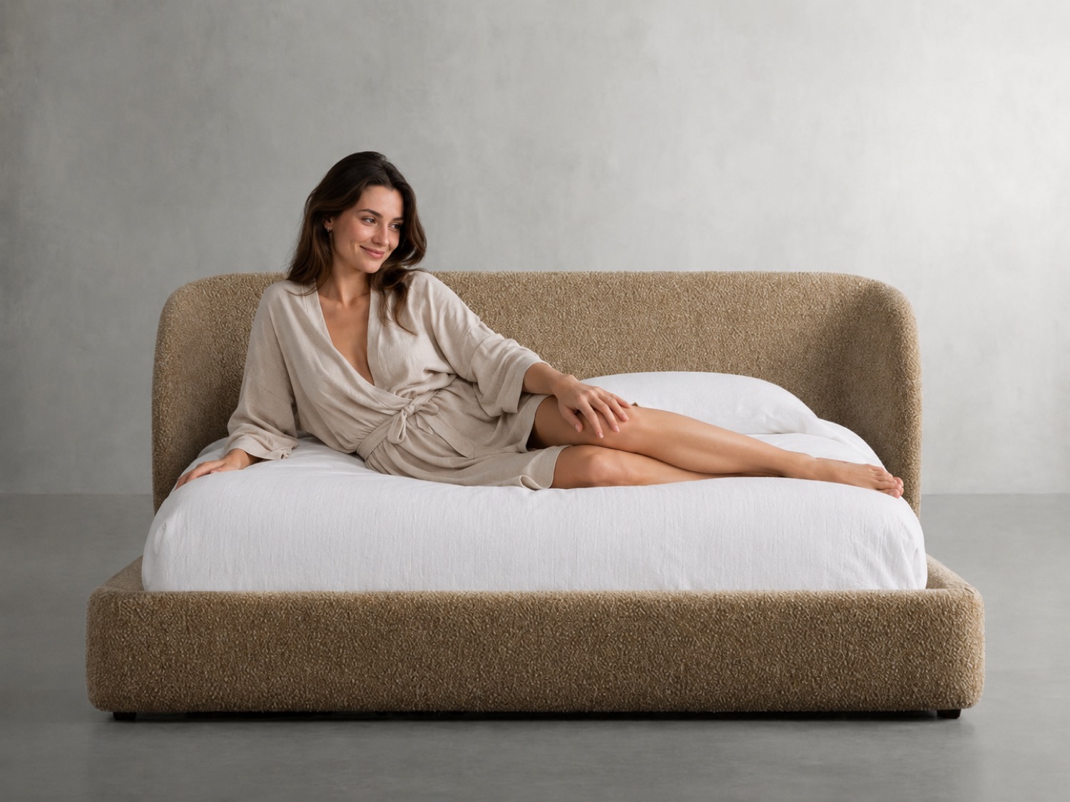 Cama de autor bouclé de DeLandis Germany