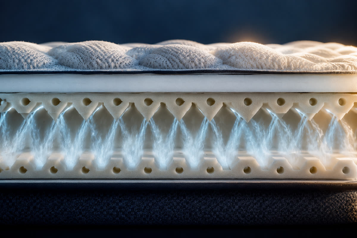Canales de ventilación con flujo de aire